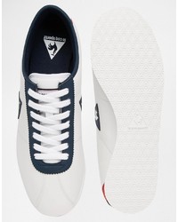 Мужские белые кожаные кеды от Le Coq Sportif