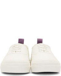 Мужские белые кожаные кеды от Eytys