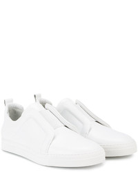 Мужские белые кожаные кеды от Pierre Hardy