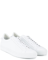 Мужские белые кожаные кеды от Givenchy