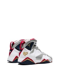 Мужские белые кожаные кроссовки от Jordan