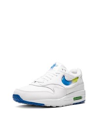 Мужские белые кожаные кроссовки от Nike