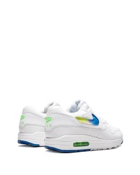 Мужские белые кожаные кроссовки от Nike