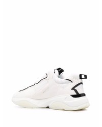 Мужские белые кожаные кроссовки от Amiri