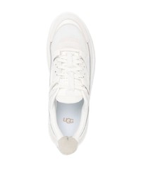 Мужские белые кожаные кроссовки от UGG