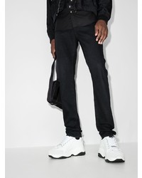 Мужские белые кожаные кроссовки от DSQUARED2