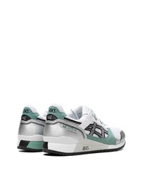 Мужские белые кожаные кроссовки от Asics