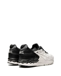 Мужские белые кожаные кроссовки от Asics