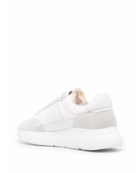 Мужские белые кожаные кроссовки от Axel Arigato