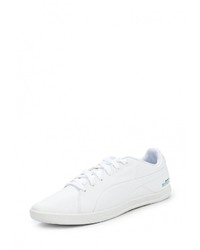 Мужские белые кожаные кроссовки от Puma