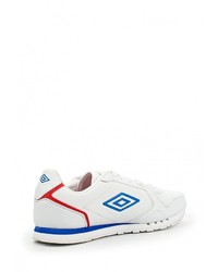 Мужские белые кожаные кроссовки от Umbro