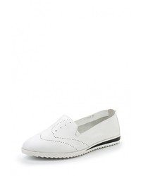 Женские белые кожаные лоферы от Ascalini