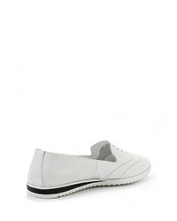 Женские белые кожаные лоферы от Ascalini