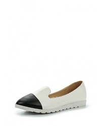 Женские белые кожаные лоферы от Sergio Todzi