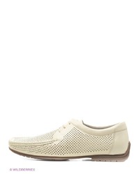 Мужские белые кожаные мокасины от BELWEST