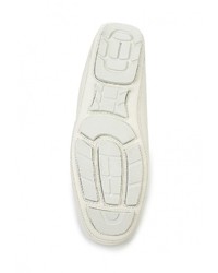 Мужские белые кожаные мокасины от Botticelli Limited