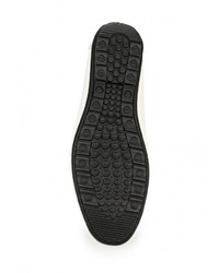 Мужские белые кожаные мокасины от Elong