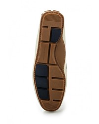 Мужские белые кожаные мокасины от Tommy Hilfiger