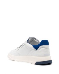 Мужские белые кожаные низкие кеды с принтом от Ghoud