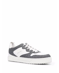 Мужские белые кожаные низкие кеды с принтом от Michael Kors