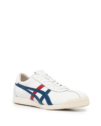 Мужские белые кожаные низкие кеды с принтом от Onitsuka Tiger