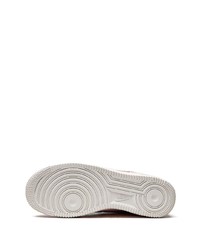 Мужские белые кожаные низкие кеды со змеиным рисунком от Nike