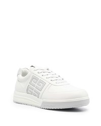 Мужские белые кожаные низкие кеды от Givenchy