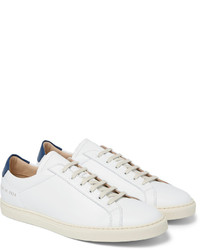 Мужские белые кожаные низкие кеды от Common Projects