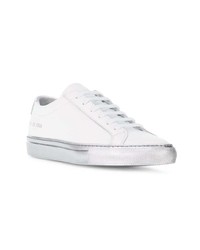 Женские белые кожаные низкие кеды от Common Projects