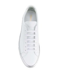 Женские белые кожаные низкие кеды от Common Projects