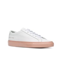 Женские белые кожаные низкие кеды от Common Projects