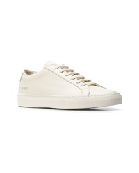 Женские белые кожаные низкие кеды от Common Projects
