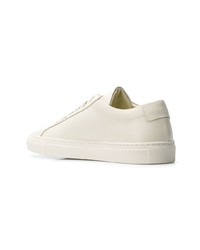 Женские белые кожаные низкие кеды от Common Projects