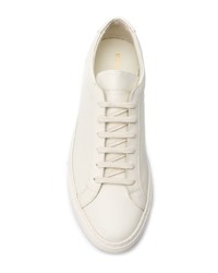 Женские белые кожаные низкие кеды от Common Projects