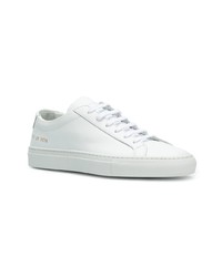 Женские белые кожаные низкие кеды от Common Projects
