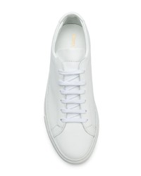 Женские белые кожаные низкие кеды от Common Projects