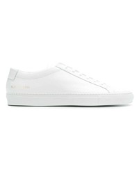 Мужские белые кожаные низкие кеды от Common Projects