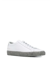 Мужские белые кожаные низкие кеды от Common Projects