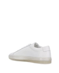 Мужские белые кожаные низкие кеды от Common Projects