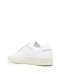 Мужские белые кожаные низкие кеды от Common Projects