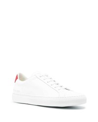 Мужские белые кожаные низкие кеды от Common Projects