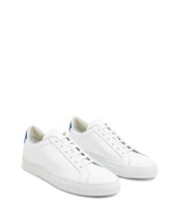 Мужские белые кожаные низкие кеды от Common Projects