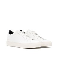 Мужские белые кожаные низкие кеды от Common Projects