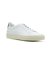 Мужские белые кожаные низкие кеды от Common Projects