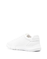 Мужские белые кожаные низкие кеды от Geox