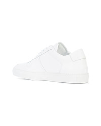 Мужские белые кожаные низкие кеды от Common Projects