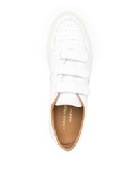 Мужские белые кожаные низкие кеды от Common Projects