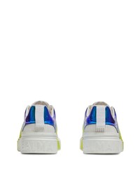 Мужские белые кожаные низкие кеды от Balmain