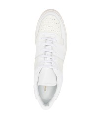 Мужские белые кожаные низкие кеды от Common Projects