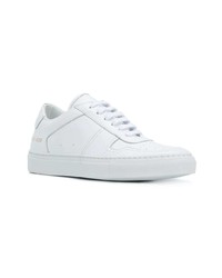 Женские белые кожаные низкие кеды от Common Projects